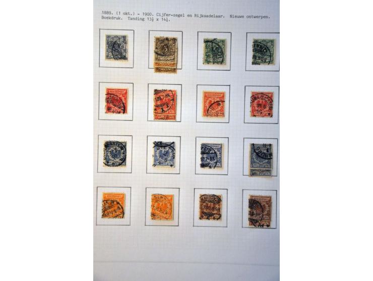 collection mainly used starting 1851 with some better material and covers, nicely arranged in 7 albums