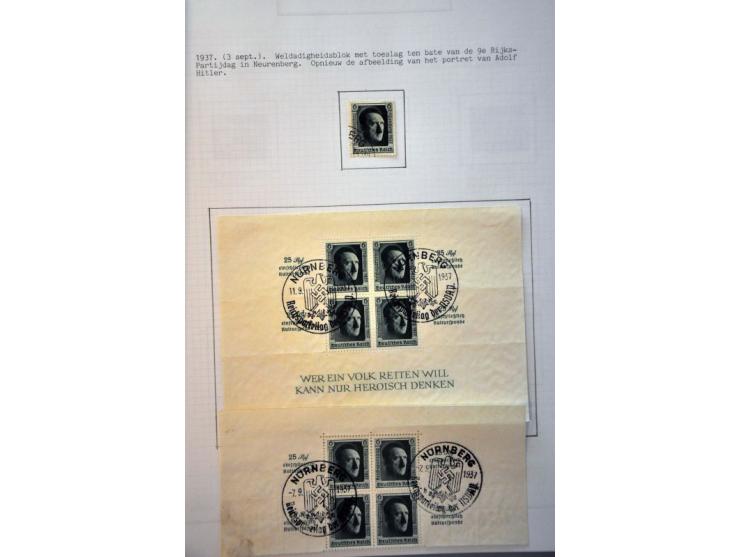 collection mainly used starting 1851 with some better material and covers, nicely arranged in 7 albums