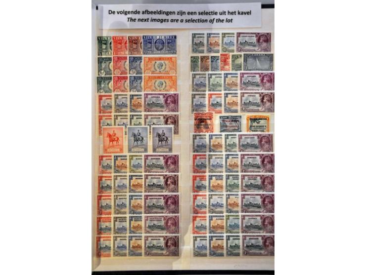Omnibus Issues mostly ** with Silver Jubilee 1935 ** (2x complete ex. Egypt British Forces), 1937 Coronation and UPU 1949 blo