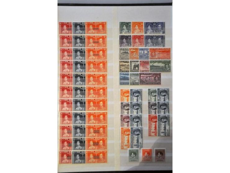 Omnibus Issues mostly ** with Silver Jubilee 1935 ** (2x complete ex. Egypt British Forces), 1937 Coronation and UPU 1949 blo