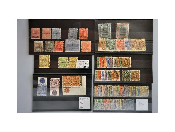 and Great Britain mostly older and classic material used and */** with better ex. and sets on stockcards in small box 