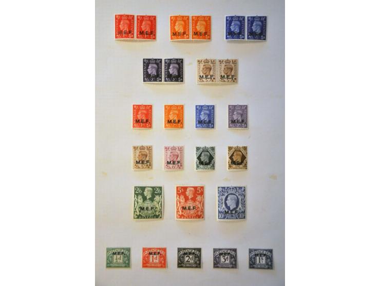 collection mainly * with better ex. and sets including Maldives, Morocco Agencies, M.E.F., Nabha State, Nauru, Negri Sembilan