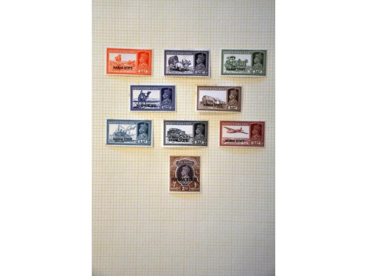 collection mainly * with better ex. and sets including Maldives, Morocco Agencies, M.E.F., Nabha State, Nauru, Negri Sembilan