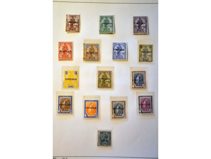 collection 1863-1987 mostly double collected (used and */**) with better ex. and sets (SG 30 * and used, 35 * and used, 104 *