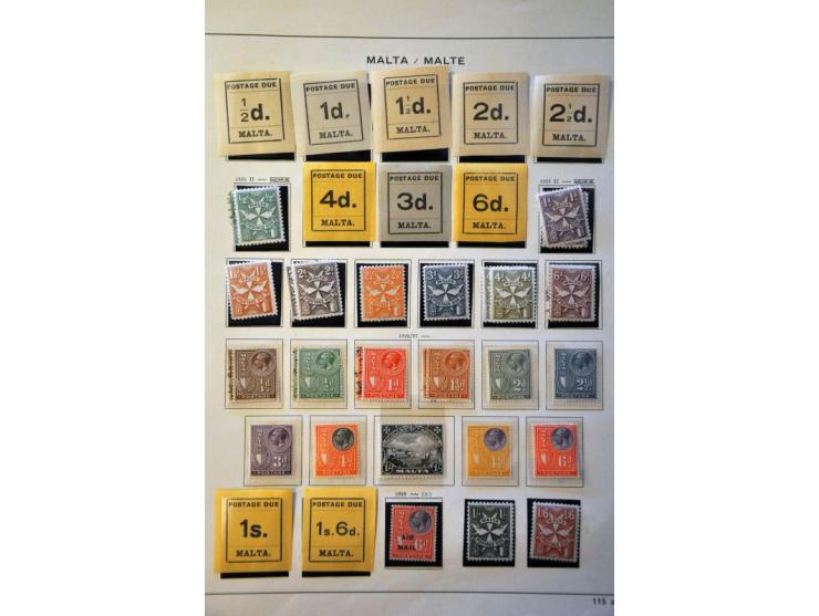 collection 1863-1987 mostly double collected (used and */**) with better ex. and sets (SG 30 * and used, 35 * and used, 104 *