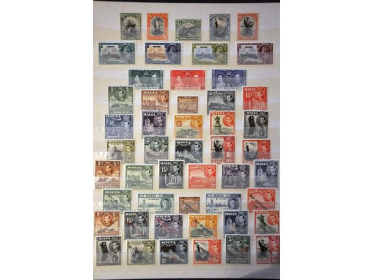 collection from 1863 onwards mainly */** with better ex. and sets in 2 stockbooks 
