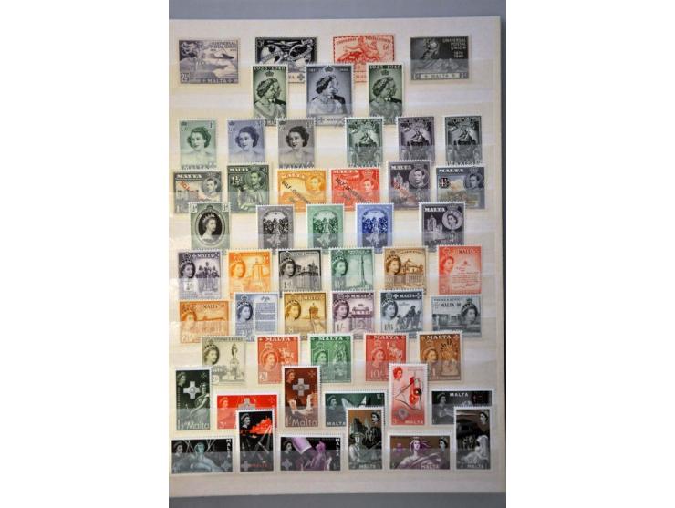 collection from 1863 onwards mainly */** with better ex. and sets in 2 stockbooks 