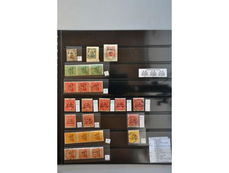 specialised collection 1914-1923 used with many better ex. (SG 50, 84 a, b and c, 91, 92 a, b, c, 97w, 99a cert. Holcombe, 99