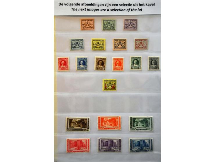 collection 1929-2008 collected both ** and used with many better sets and stamps in 4 Lindner ring binders