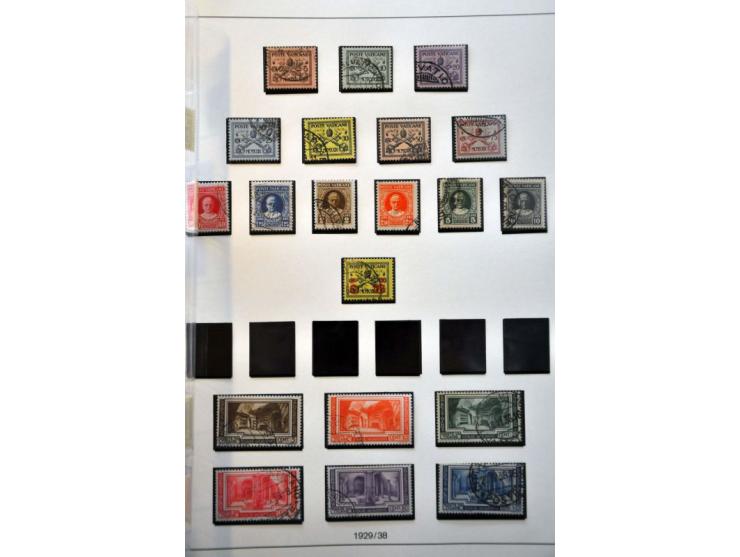 collection 1929-2008 collected both ** and used with many better sets and stamps in 4 Lindner ring binders