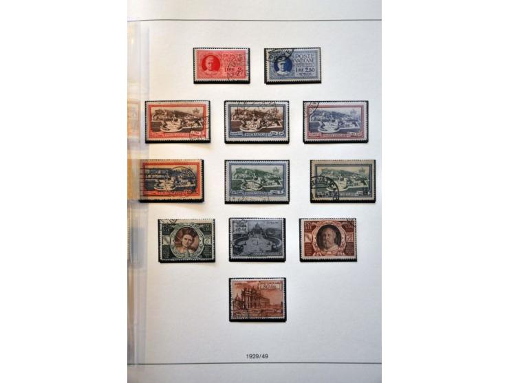 collection 1929-2008 collected both ** and used with many better sets and stamps in 4 Lindner ring binders