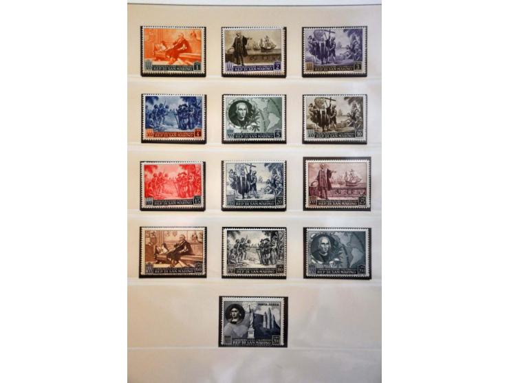 collection 1877-2008 partly double collected (*/** and used) with better ex. and sets (Garibaldi * and cancelled, Zeppelin ov