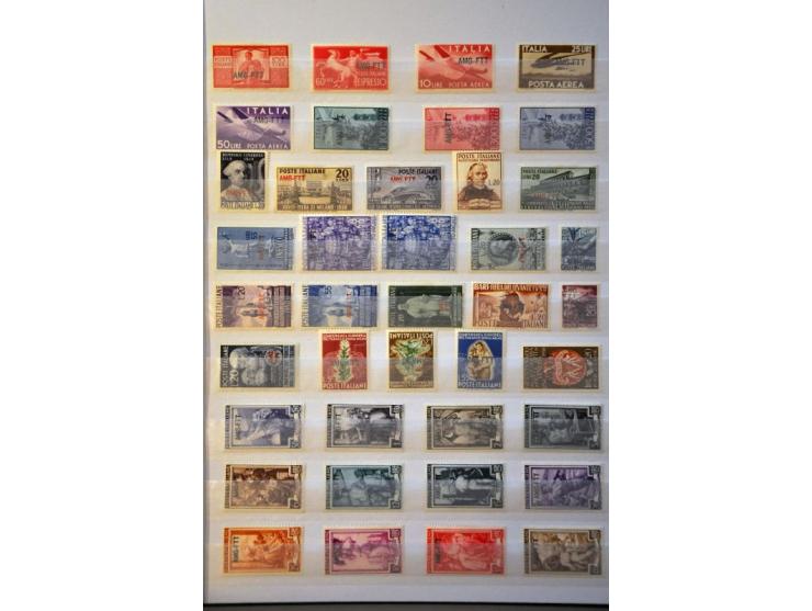and B, collection mainly */** with better sets in stockbook