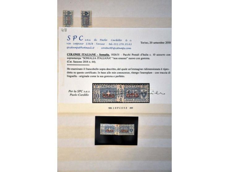 collection 1903- 1934 mostly */** including better items e.g. 1903 definitives**, 1923 Marcia su Roma, 1926 definitives, 1926