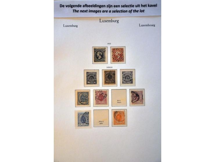 collection 1852-1973 mainly */** with better material including Intellectuals and minisheet no. 1 in KaBe binder