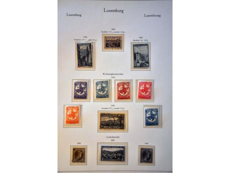 collection 1852-1973 mainly */** with better material including Intellectuals and minisheet no. 1 in KaBe binder