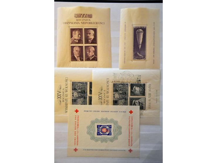 minisheets */** and used including better items in stockbook