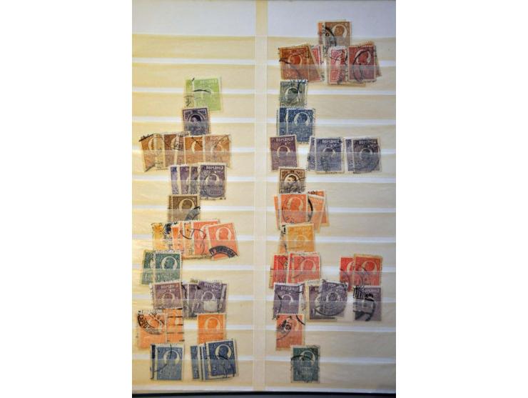 stock mainly used until 1940 in 2 stockbooks
