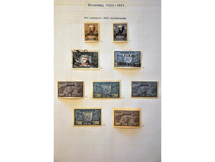 small collection 1866-1939 including some Territories and Civil War in album