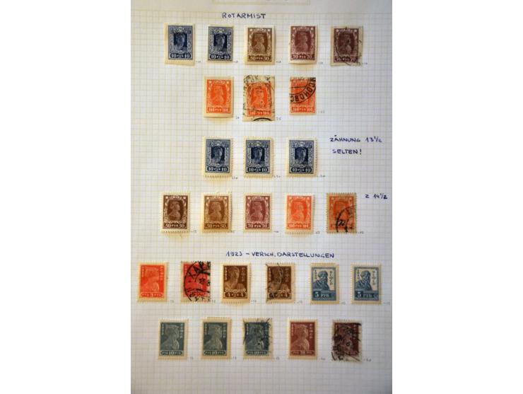 small collection 1866-1939 including some Territories and Civil War in album