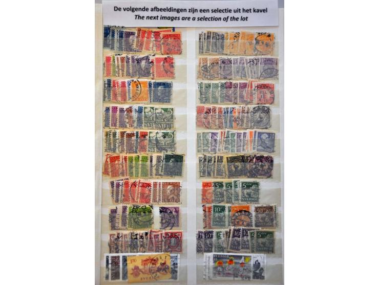 stock/collection including better material, used and */** in stockbook