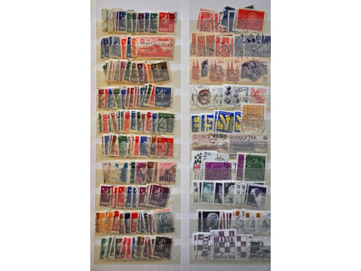 stock/collection including better material, used and */** in stockbook