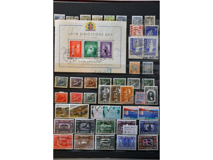 collection mostly used incl. a.o  Iceland, Denmark and territories a.o Mi. 1IIc, Finland and territories, specialised cancell