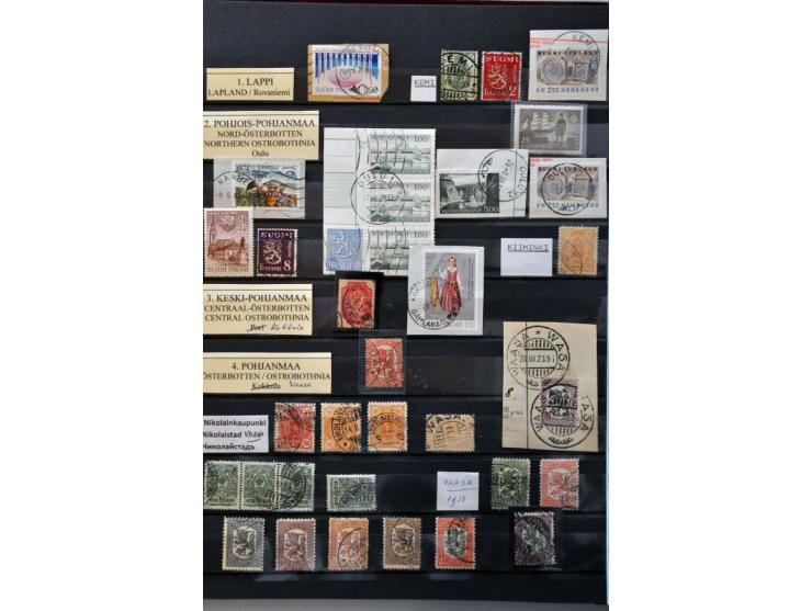 collection mostly used incl. a.o  Iceland, Denmark and territories a.o Mi. 1IIc, Finland and territories, specialised cancell
