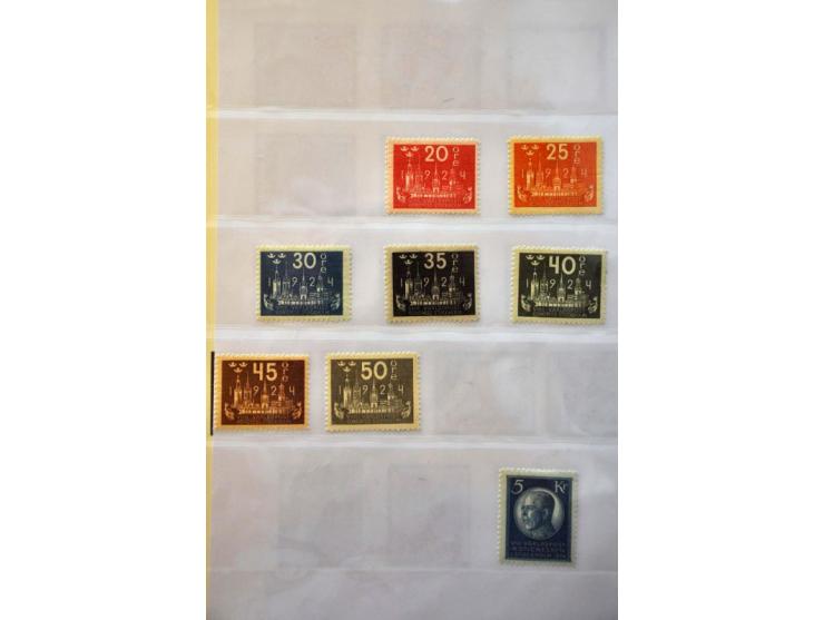 collection 1855-2008 with better ex. and sets both */** and used collected in 6 Linder albums 