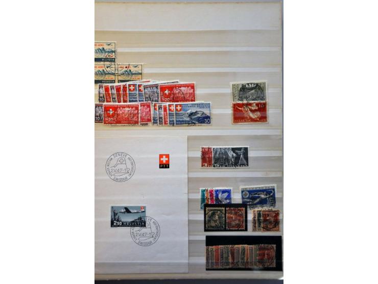 stock used and */** including better minisheets and several Pax-sets in stockbook