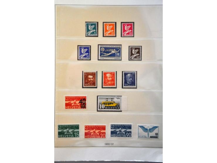 collection 1854-1949 */** with a.o. Pax-set and better minisheets in Lindner ringbinder