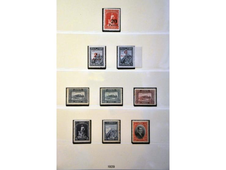 collection 1876-2007 collected both */** and used in 8 Lindner ring binders and stockbook
