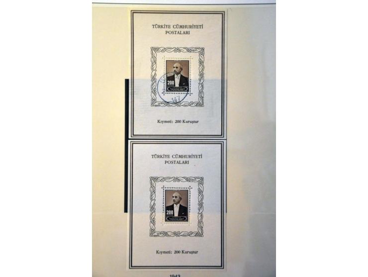 collection 1876-2007 collected both */** and used in 8 Lindner ring binders and stockbook