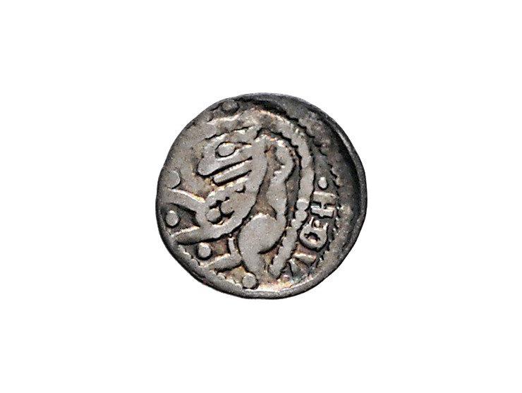 Provinciaal Leuven Denier Hendrik II-III (1235-1245-1261) Vanhoudt G40 AG 12mm 0,53gr ZF