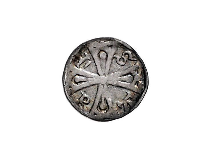 Provinciaal Leuven Denier Hendrik II-III (1235-1245-1261) Vanhoudt G40 AG 12mm 0,53gr ZF