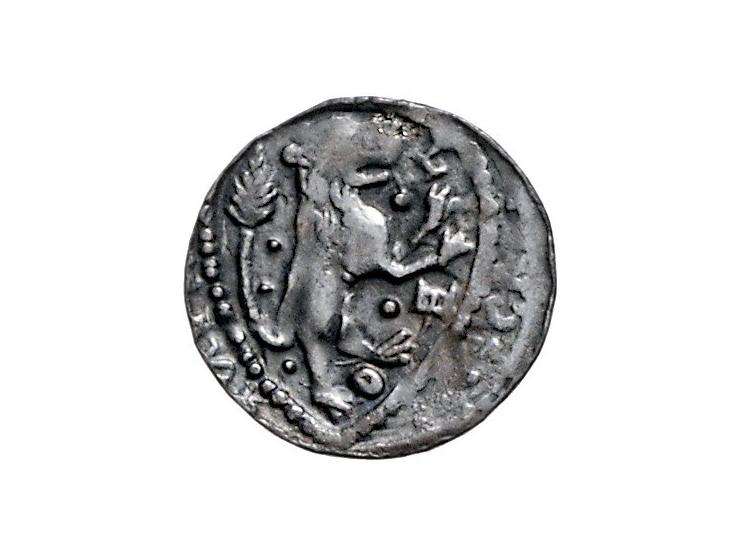 Provinciaal Godefroy III Le Courageux de Lorraine (± 1140-1190) Denier AG 0,80gr W. 16 ZF