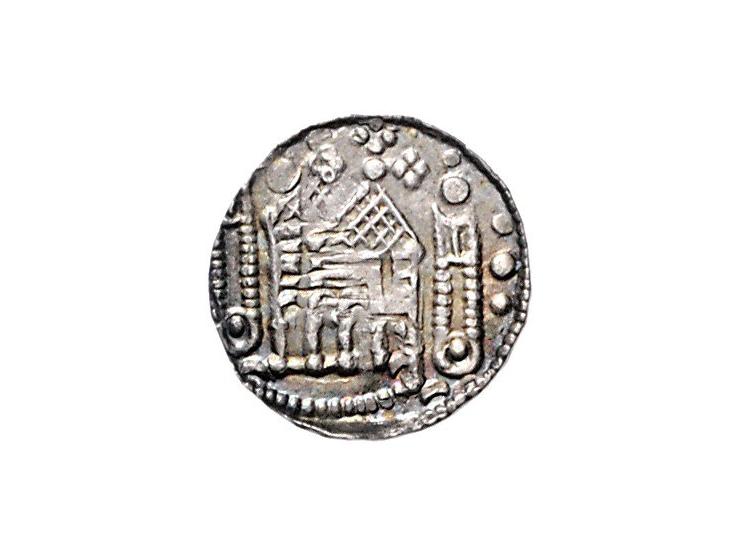 Provinciaal Vilvoorde denier (1210-1235) (emissies met uitsluitend stedelijke symbolen ca. 1210-1280) Vanhoudt G120-1 AG 12mm