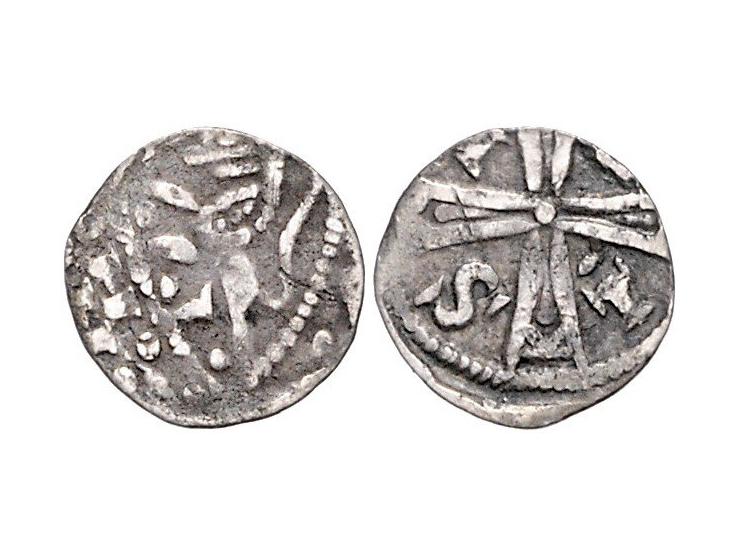 Provinciaal Penning of Denier Hendrik II AG 0,57gr ZF