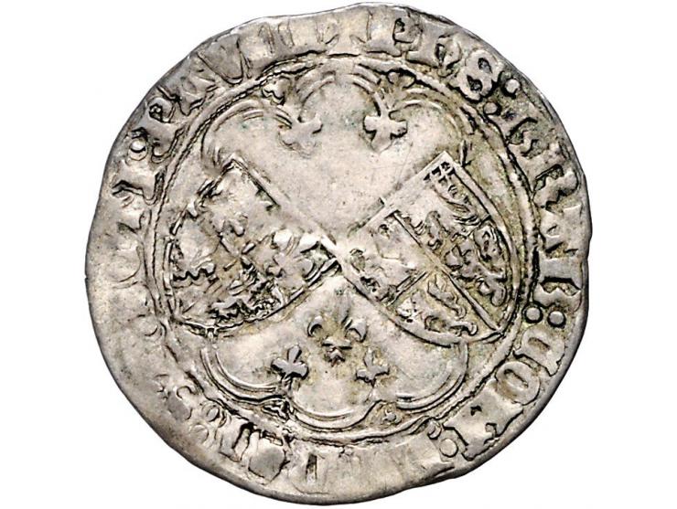 Provinciaal Philips van St. Paul, Ruwaart (1427-1430) Drielander AG 2,79gr W. 452 ZF-