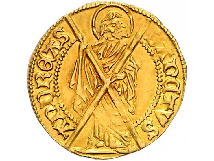 Provinciaal St.Andries of Bourgondische goudgulden Antwerpen AU 3,24gr W. 500 PR
