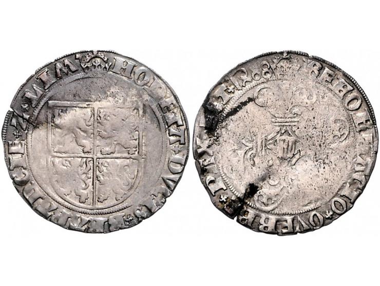 Provinciaal Double patard Mechelen 1488 AG 2,91gr Levinson II/102 W. 566 F-ZF