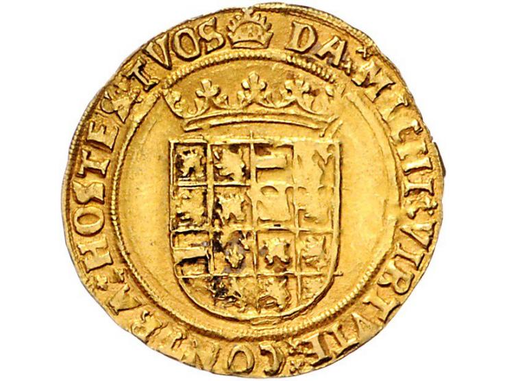 Provinciaal ½ Gouden reaal Antwerpen AU 3,51gr W. 660 bijna PR