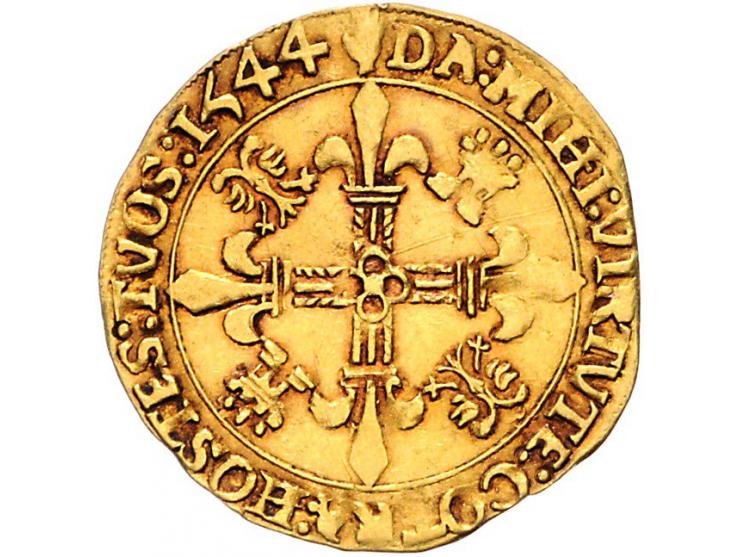 Provinciaal Zonnekroon 1544 Antwerpen AU 3,32gr W 664 ZF+