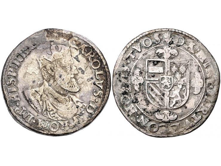 Provinciaal Kleine Carolusgulden Antwerpen AG 22,05gr W. 669 F-ZF