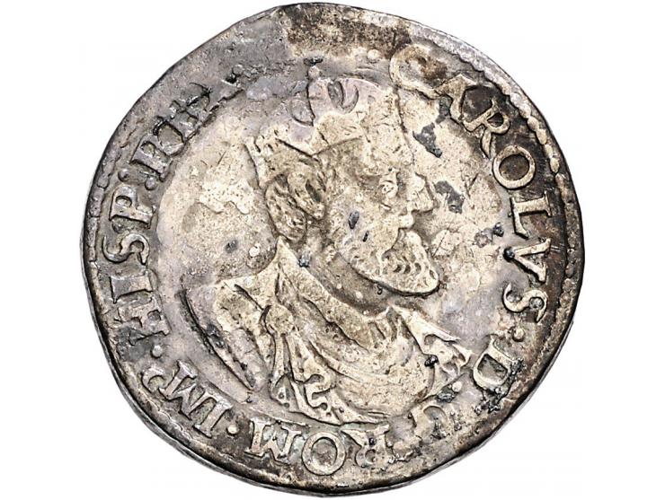 Provinciaal Kleine Carolusgulden Antwerpen AG 22,05gr W. 669 F-ZF