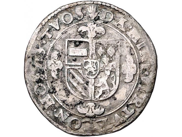 Provinciaal Kleine Carolusgulden Antwerpen AG 22,05gr W. 669 F-ZF