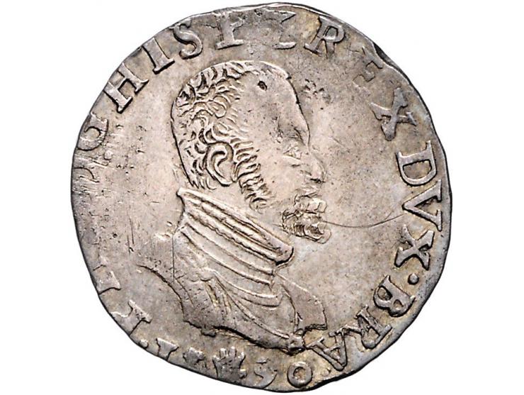 Provinciaal 1/5 Philipsdaalder 1590 Antwerpen AG 6,50gr W. 835 ZF-