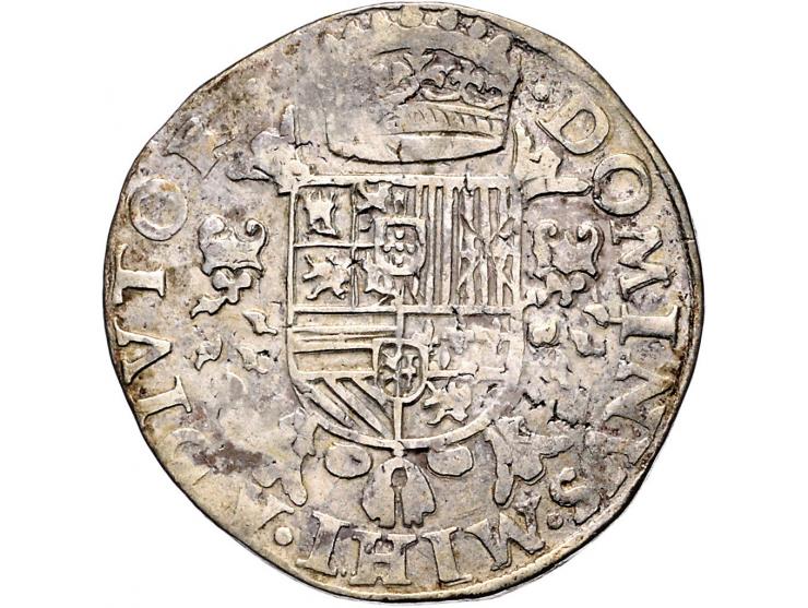 Provinciaal Philipsdaalder 1593 Maastricht AG 33,82gr W. 848 vlekkerig, overigens ZF-