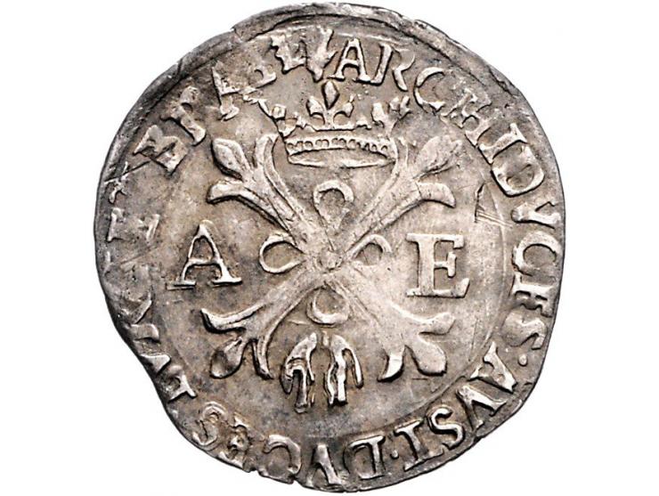 Provinciaal Reaal of 5 sols Antwerpen z.j. AG 3,00gr W. 908 ZF+