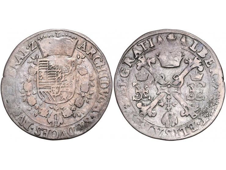 Provinciaal ¼ patagon Antwerpen z.j AG 6,75gr W. 916 F-ZF